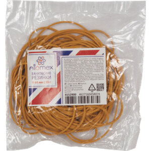 Резинки банковские 60мм 50г натуральный цвет 4152900