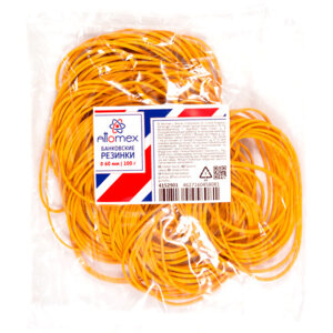 Резинки банковские 60мм 100г натур цвет 4152901