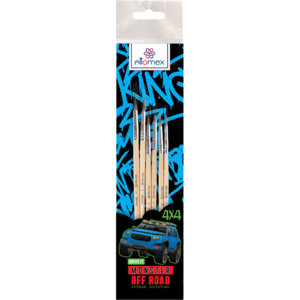 Набор кистей 6шт Белка № 1 2 3 4 5 6 Offroad Monster дерев ручка 8072346