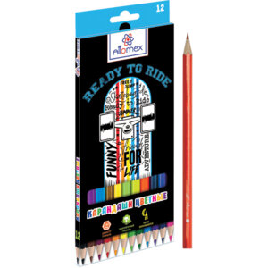 Карандаши 12цв Ready to Ride М грифеля 2,65мм шестигранн 5022332