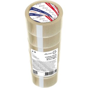 Клейкая лента прозрачная 45мкм 48ммx150м 4164301