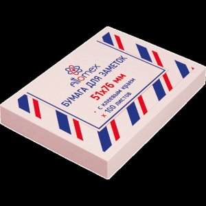 Клейкая бумага для заметок 51x76мм 100л офсет 75 г/м² розовая 2010709