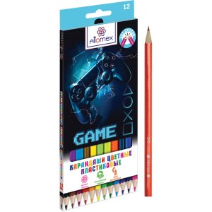 Карандаши 12цв пластик GAME 2М 2,65 мм шестигран 5022633