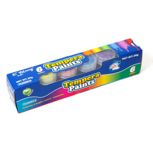 Гуашь 6цв с блестками 15мл смываемая YL83065-6