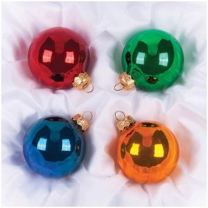 Набор стеклянных шаров Спектр 4шт 60мм С204