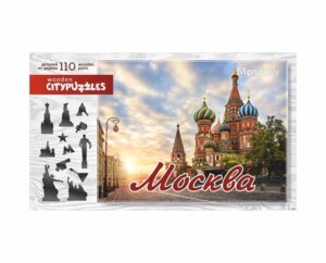 Фигурный деревянный пазл Citypuzzles Москва 8183 