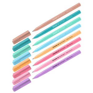 Ручка шар 0,8мм Синяя Tops 505 F корпус пастель асс 150520