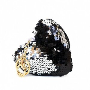 Брелок Сердце с пайетками 12см ч19810