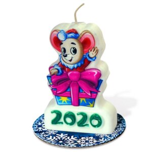 Свеча Мышка 2020 В2374