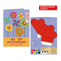 Набор цветного картона+цв бумага 16л 8л Летний ветер Мелован НЦКБМ168409