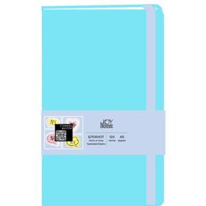 Блокнот 120л А5 Точка Joy and Stickers Book Blue JOY BOOK иск кожа БДБК51203897