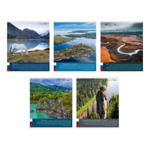 Тетрадь  48л Клетка Любимая Россия ТК488647