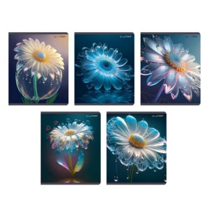 Тетради 48л А5 Клетка Фантастические цветы ТК488673