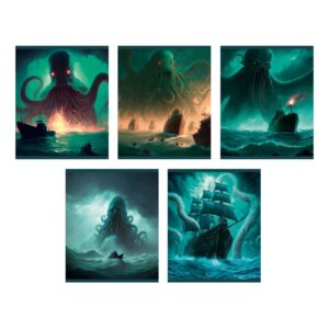 Тетрадь 96л А5 Клетка Фантастические миры 5 видов скрепка ТК968721