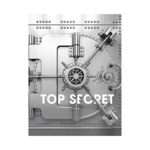 Блокнот 40л А6 Клетка TOP SECRET склейка БСК640188