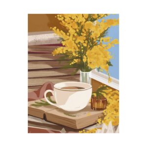 Блокнот 40л А6 Клетка Весеннее настроение склейка БСК640181