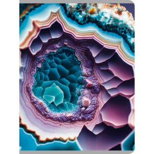 Тетрадь  80л А4 Клетка Самоцветы Скрепка ТГ4805137