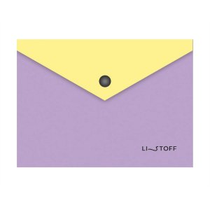 Папка конверт А6 на кнопке 180мкм ПКПФ60216