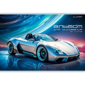 Альбом 30л Машина мечты мел АЛ302598