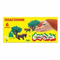 Пластилин  6цв 3+ ПКМ06