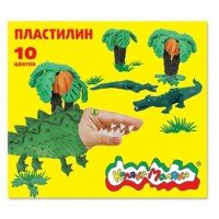 Пластилин 10цв 3+ ПКМ10