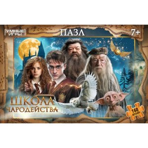 Паззл  160 Школа чародейства в короб  