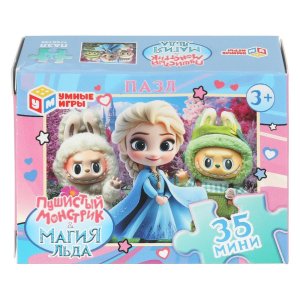 Паззл   35 Пушистый монстрик & Магия льда 