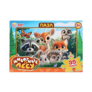 Паззл   35 Животные в лесу Макси