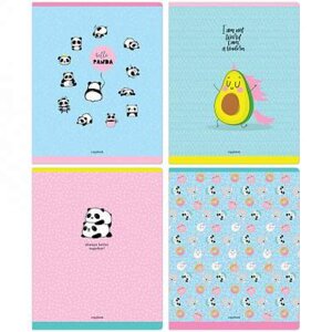 Тетрадь  48л Клетка Cute friends ТВИН-лак MS_31312