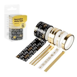 Набор клейких декоративных лент Golden line  4шт MS_52075