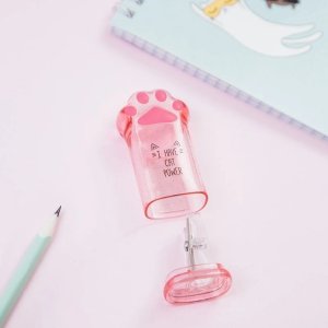 Точилка пластиковая 1 отв с контейнером Say Meow асс SH_41272