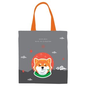 Сумка шоппер Samurai 33*40см канвас с карм MS_59713