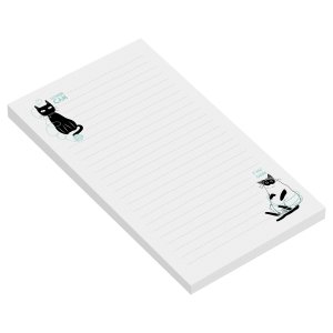 Блок для записей 10*17см 50л Freak cats на склейке MS_65015