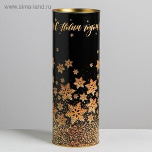 Тубус под бутылку Яркого праздника 12х34см 4359686