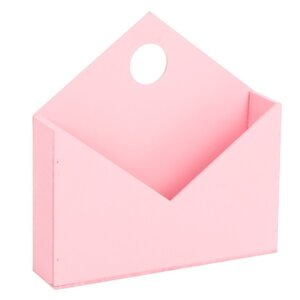 Ящик конверт № 2 пастельный розовый 24×24×5см 3334636