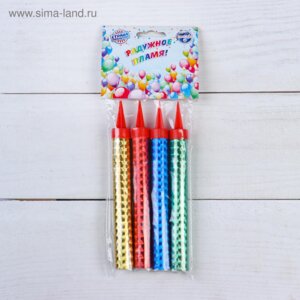 Набор свечей фонтанов Радужные 3505786