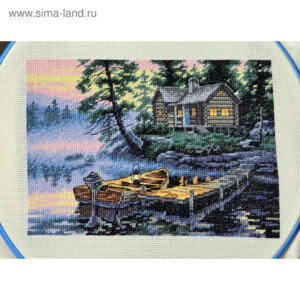 Алмазная мозаика Рыбацкий домик 3269358