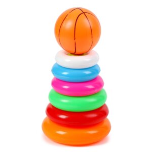 Детская развив пирамидка Собери сам 21х6,4х5 см   5296672