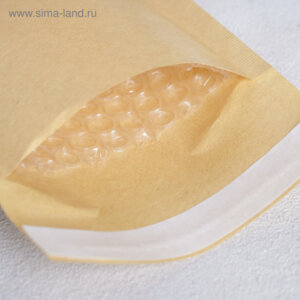 Крафт конверт с воздушно пузырьковой плёнкой 11х16 A/000 Золотой 4324269