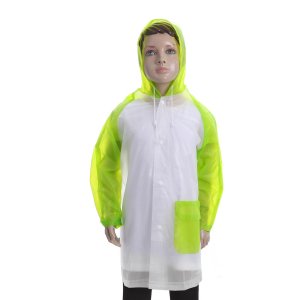 Дождевик детский Гуляем под дождем зеленый XL 3136871