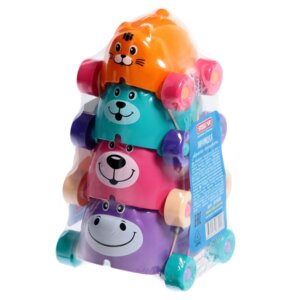 Пирамидка Зверята акробаты 01933 9352327