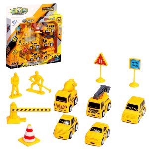 Игровой набор Стройка инерция МИКС 10636437