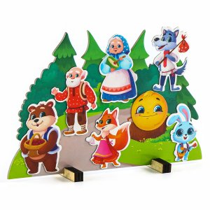 Магниты по мотивам русской народной сказки Колобок 10325538