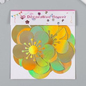 Набор наклеек Цветок 6 шт 13х12,3х0,6см 9893998