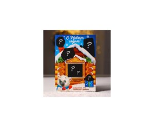 Гравюра загадка Домик с цветной основой 4963038