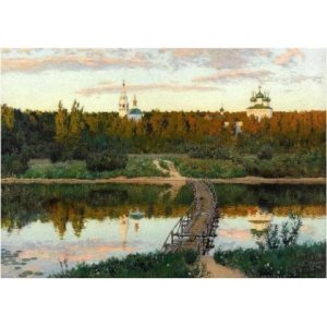 Паззл 1000 Левитан Тихая обитель 100113 
