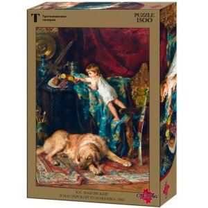 Паззл 1500 Маковский В мастерской художника NEW 159165