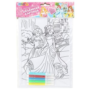 Объемная картина Принцессы дисней VMP-128190