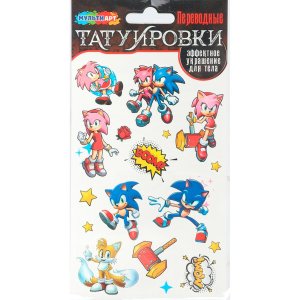 Тату Эми и Соник 1 лист TATTOO-123229 (200)