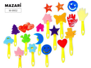 Набор штампов поролоновых 4шт M-9952